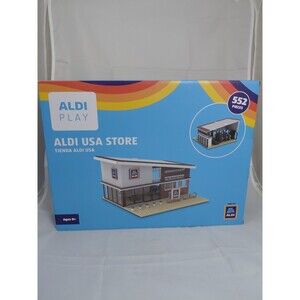 ALDI PLAY ALDI USA Brick Build SUPERMARKET 552 BUILDING BLOCK STORE, brand New